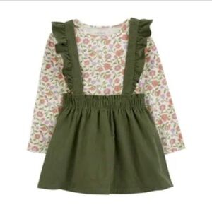 18mos Dress with Green Skirt